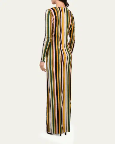 Diane von Furstenberg Arabella Reversible Multi-Print Long-Sleeve Maxi Dress | Thumbnail 3 Diane von Furstenberg Arabella Reversible Multi-Print Long-Sleeve Maxi Dress | Thumbnail 3