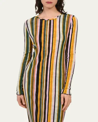 Diane von Furstenberg Arabella Reversible Multi-Print Long-Sleeve Maxi Dress | Thumbnail 5 Diane von Furstenberg Arabella Reversible Multi-Print Long-Sleeve Maxi Dress | Thumbnail 5