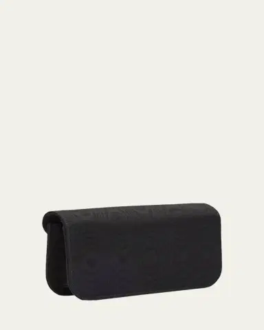 Valentino Garavani Loco Moire Clutch with Jewel VLogo | Thumbnail 3 Valentino Garavani Loco Moire Clutch with Jewel VLogo | Thumbnail 3