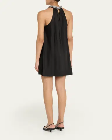 Simkhai Hadleigh Embellished Satin Mini Dress | Thumbnail 3 Simkhai Hadleigh Embellished Satin Mini Dress | Thumbnail 3