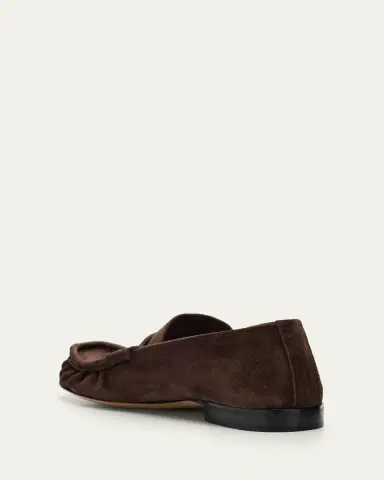 The Row Soft Suede Moccasin Loafers | Thumbnail 2 The Row Soft Suede Moccasin Loafers | Thumbnail 2