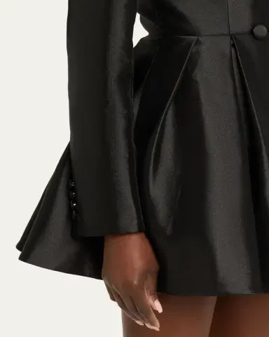 Ronny Kobo Miley Pleated Fit-&-Flare Blazer Mini Dress | Thumbnail 5 Ronny Kobo Miley Pleated Fit-&-Flare Blazer Mini Dress | Thumbnail 5