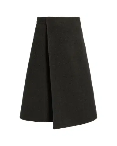 Proenza Schouler Bodhi Bouclé Twill A-Line Wrap Skirt | Thumbnail 1 Proenza Schouler Bodhi Bouclé Twill A-Line Wrap Skirt | Thumbnail 1