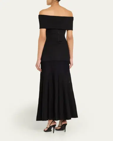 FForme Rosina Off-The-houlder heer Maxi Dress | Thumbnail 3 FForme Rosina Off-The-houlder heer Maxi Dress | Thumbnail 3