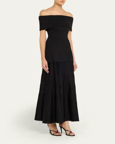 FForme Rosina Off-The-houlder heer Maxi Dress | Thumbnail 4 FForme Rosina Off-The-houlder heer Maxi Dress | Thumbnail 4