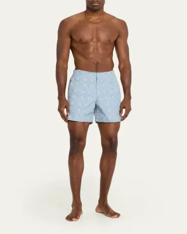 Frescobol Carioca Men's Porto Classic Angra Maderia Swim Trunks | Thumbnail 2 Frescobol Carioca Men's Porto Classic Angra Maderia Swim Trunks | Thumbnail 2