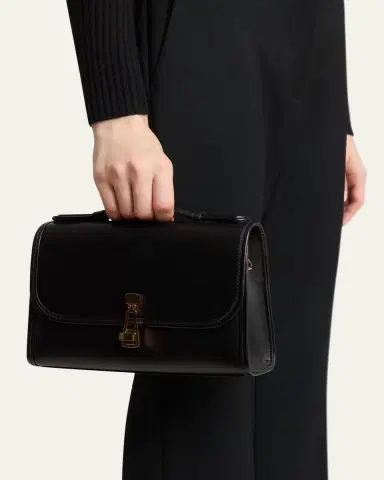 Gabriela Hearst Leonora Small Nappa Leather Top-Handle Bag | Thumbnail 2 Gabriela Hearst Leonora Small Nappa Leather Top-Handle Bag | Thumbnail 2