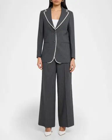OFFICINE GÉNÉRALE Giovanni Oversized Pinstripe Jacket | Thumbnail 6 OFFICINE GÉNÉRALE Giovanni Oversized Pinstripe Jacket | Thumbnail 6