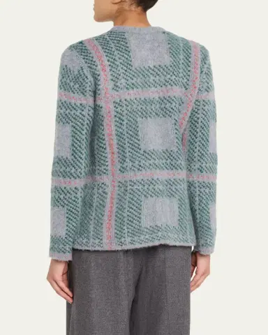 Kule The Egon Tartan Cardigan | Thumbnail 3 Kule The Egon Tartan Cardigan | Thumbnail 3