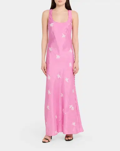 Alix of Bohemia Adele Silk Jasmine-Print Maxi Slip Dress | Thumbnail 6 Alix of Bohemia Adele Silk Jasmine-Print Maxi Slip Dress | Thumbnail 6