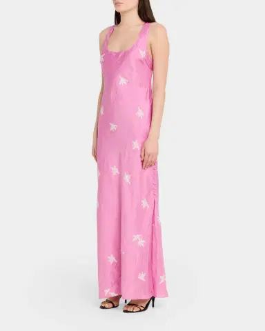 Alix of Bohemia Adele Silk Jasmine-Print Maxi Slip Dress | Thumbnail 8 Alix of Bohemia Adele Silk Jasmine-Print Maxi Slip Dress | Thumbnail 8