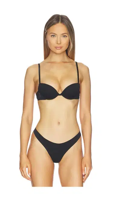 Fleur du Mal Le Stretch Lace Molded Demi Bra | Thumbnail 1 Fleur du Mal Le Stretch Lace Molded Demi Bra | Thumbnail 1