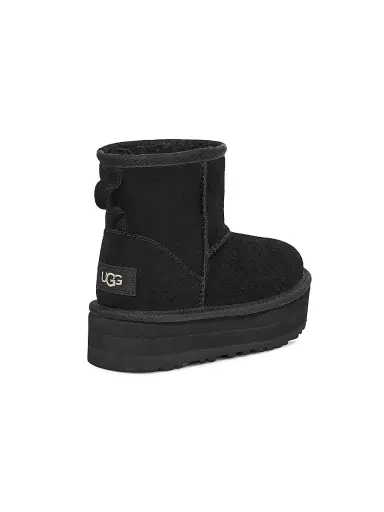 UGG Little Girl's & Girl's Classic Mini Platform Boots - Black - Size 13 (Child) | Thumbnail 2 UGG Little Girl's & Girl's Classic Mini Platform Boots - Black - Size 13 (Child) | Thumbnail 2