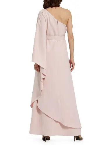 Mac Duggal Women's Belted Crepe Kaftan Dress | Thumbnail 2 Mac Duggal Women's Belted Crepe Kaftan Dress | Thumbnail 2