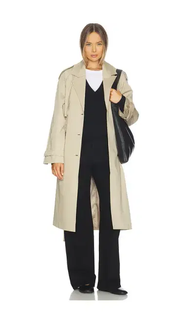Anine Bing Rickie Maxi Trench | Thumbnail 1 Anine Bing Rickie Maxi Trench | Thumbnail 1