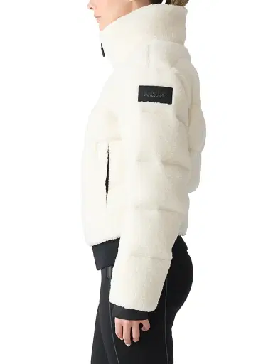 Mackage Women's Anaya Bouclé Ski Jacket - Cream - Size XL | Thumbnail 4 Mackage Women's Anaya Bouclé Ski Jacket - Cream - Size XL | Thumbnail 4