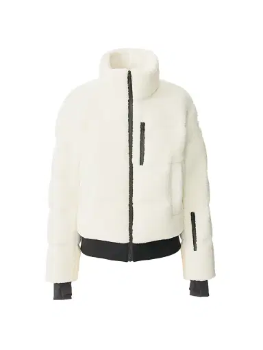 Mackage Women's Anaya Bouclé Ski Jacket - Cream - Size XL | Thumbnail 1 Mackage Women's Anaya Bouclé Ski Jacket - Cream - Size XL | Thumbnail 1