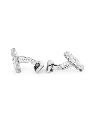 Tateossian Men's Sterling Silver & Mother-Of-Pearl Octagon Cufflinks - White | Thumbnail 2 Tateossian Men's Sterling Silver & Mother-Of-Pearl Octagon Cufflinks - White | Thumbnail 2