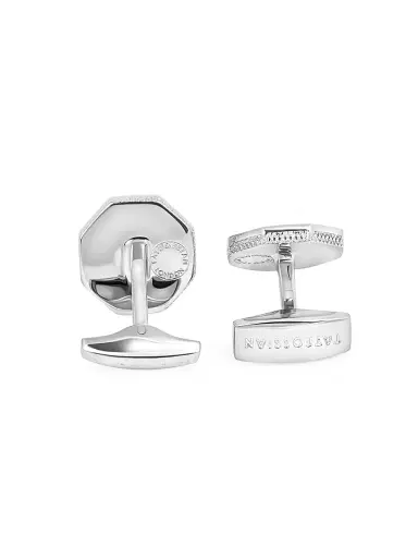 Tateossian Men's Sterling Silver & Mother-Of-Pearl Octagon Cufflinks - White | Thumbnail 3 Tateossian Men's Sterling Silver & Mother-Of-Pearl Octagon Cufflinks - White | Thumbnail 3