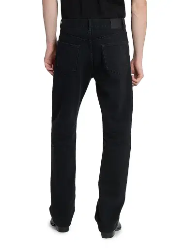Saint Laurent Men's Loose-Fit Jeans in South Denim - Old Black - Size 27 | Thumbnail 6 Saint Laurent Men's Loose-Fit Jeans in South Denim - Old Black - Size 27 | Thumbnail 6