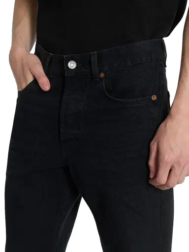 Saint Laurent Men's Loose-Fit Jeans in South Denim - Old Black - Size 27 | Thumbnail 7 Saint Laurent Men's Loose-Fit Jeans in South Denim - Old Black - Size 27 | Thumbnail 7