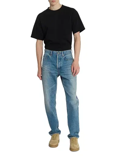 Saint Laurent Men's Mick Long Jeans in Denim - Indigo Ocean - Size 29 | Thumbnail 3 Saint Laurent Men's Mick Long Jeans in Denim - Indigo Ocean - Size 29 | Thumbnail 3