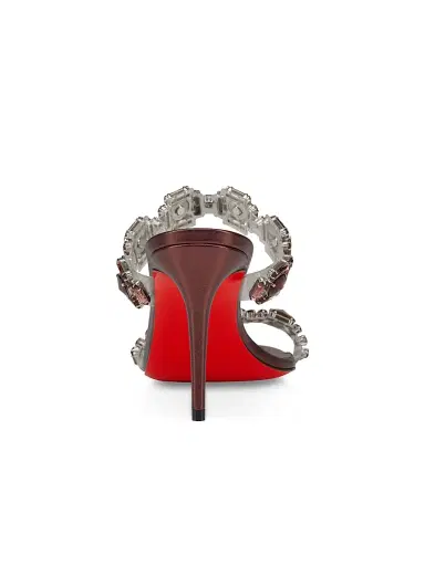 Christian Louboutin Women's Just Jewel 85MM Leather Sandals | Thumbnail 3 Christian Louboutin Women's Just Jewel 85MM Leather Sandals | Thumbnail 3