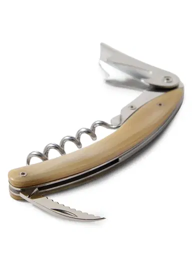 Brunello Cucinelli Buffalo Horn and Steel Corkscrew - Natural Horn | Thumbnail 2 Brunello Cucinelli Buffalo Horn and Steel Corkscrew - Natural Horn | Thumbnail 2