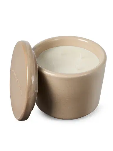 Brunello Cucinelli Maxi Scented Candle in Craquelé Ceramic Vessel with Lid | Thumbnail 2 Brunello Cucinelli Maxi Scented Candle in Craquelé Ceramic Vessel with Lid | Thumbnail 2
