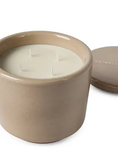 Brunello Cucinelli Maxi Scented Candle in Craquelé Ceramic Vessel with Lid | Thumbnail 3 Brunello Cucinelli Maxi Scented Candle in Craquelé Ceramic Vessel with Lid | Thumbnail 3