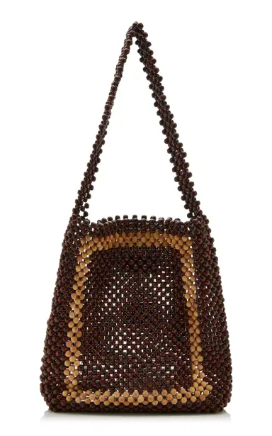 St. Agni Taxi Beaded Wooden Tote Bag | Thumbnail 4 St. Agni Taxi Beaded Wooden Tote Bag | Thumbnail 4