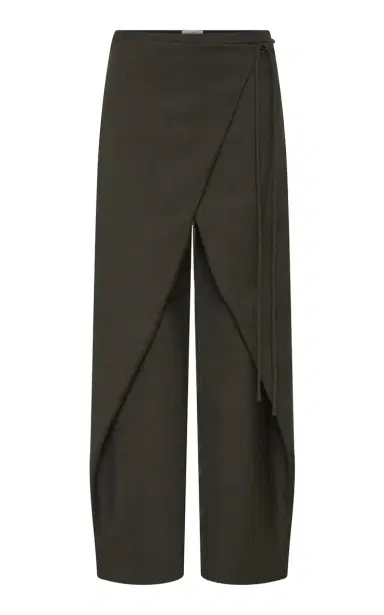 St. Agni Wrap Rouleau Wool-Blend Wide-Leg Pants | Thumbnail 2 St. Agni Wrap Rouleau Wool-Blend Wide-Leg Pants | Thumbnail 2