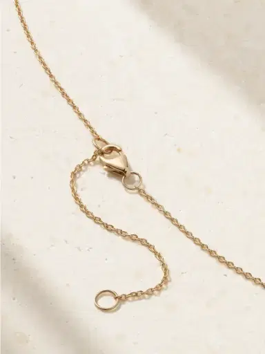 Melissa Joy Manning Crescent Moon 14-karat Recycled Gold, Moonstone And Diamond Necklace | Thumbnail 3 Melissa Joy Manning Crescent Moon 14-karat Recycled Gold, Moonstone And Diamond Necklace | Thumbnail 3