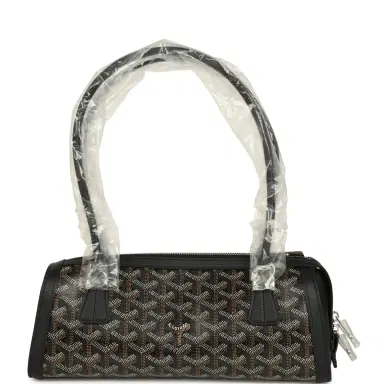 goyard Goyard Goyardine Canvas Bonbonnière Bag Black Chevroches Calfskin Palladium Hardware | Thumbnail 4 goyard Goyard Goyardine Canvas Bonbonnière Bag Black Chevroches Calfskin Palladium Hardware | Thumbnail 4