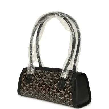 goyard Goyard Goyardine Canvas Bonbonnière Bag Black Chevroches Calfskin Palladium Hardware | Thumbnail 5 goyard Goyard Goyardine Canvas Bonbonnière Bag Black Chevroches Calfskin Palladium Hardware | Thumbnail 5