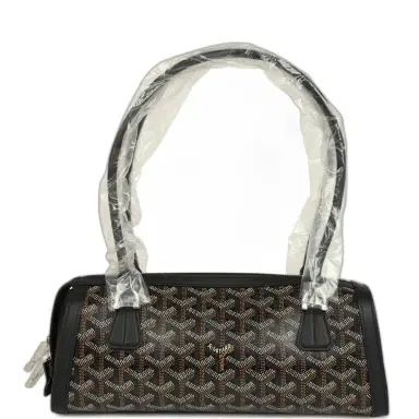 goyard Goyard Goyardine Canvas Bonbonnière Bag Black Chevroches Calfskin Palladium Hardware | Thumbnail 1 goyard Goyard Goyardine Canvas Bonbonnière Bag Black Chevroches Calfskin Palladium Hardware | Thumbnail 1