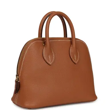 HERMÈS Hermes 1923 Bolide Mini Gold Evercolor Gold Hardware | Thumbnail 2 HERMÈS Hermes 1923 Bolide Mini Gold Evercolor Gold Hardware | Thumbnail 2