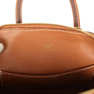 HERMÈS Hermes 1923 Bolide Mini Gold Evercolor Gold Hardware | Thumbnail 9 HERMÈS Hermes 1923 Bolide Mini Gold Evercolor Gold Hardware | Thumbnail 9