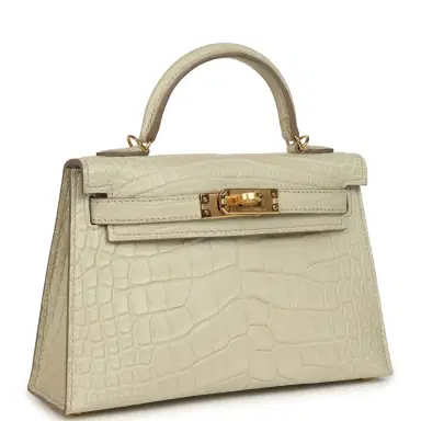 HERMÈS Hermes Kelly Sellier 20 Beton Matte Alligator Gold Hardware | Thumbnail 2 HERMÈS Hermes Kelly Sellier 20 Beton Matte Alligator Gold Hardware | Thumbnail 2
