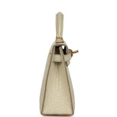 HERMÈS Hermes Kelly Sellier 20 Beton Matte Alligator Gold Hardware | Thumbnail 3 HERMÈS Hermes Kelly Sellier 20 Beton Matte Alligator Gold Hardware | Thumbnail 3