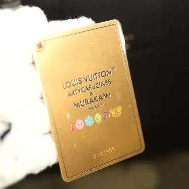 Louis Vuitton Louis Vuitton X Takashi Murakami "ArtyCapucines" Capucines XXL Khaki Washed Denim Aged Gold Hardware | Thumbnail 10 Louis Vuitton Louis Vuitton X Takashi Murakami "ArtyCapucines" Capucines XXL Khaki Washed Denim Aged Gold Hardware | Thumbnail 10