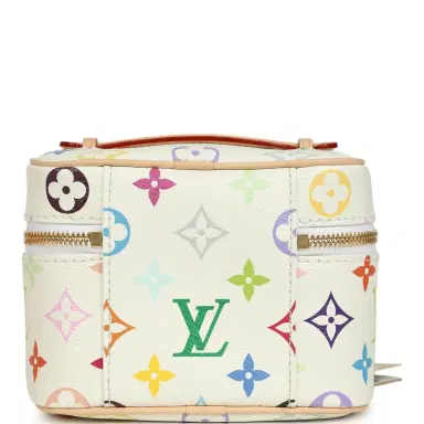 Louis Vuitton Louis Vuitton X Takashi Murakami Nice Nano White Multicolor Monogram Gold Hardware | Thumbnail 4 Louis Vuitton Louis Vuitton X Takashi Murakami Nice Nano White Multicolor Monogram Gold Hardware | Thumbnail 4