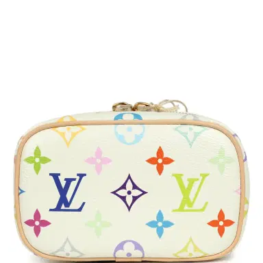 Louis Vuitton Louis Vuitton X Takashi Murakami Nice Nano White Multicolor Monogram Gold Hardware | Thumbnail 6 Louis Vuitton Louis Vuitton X Takashi Murakami Nice Nano White Multicolor Monogram Gold Hardware | Thumbnail 6