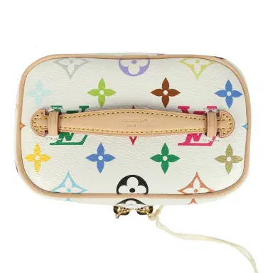 Louis Vuitton Louis Vuitton X Takashi Murakami Nice Nano White Multicolor Monogram Gold Hardware | Thumbnail 7 Louis Vuitton Louis Vuitton X Takashi Murakami Nice Nano White Multicolor Monogram Gold Hardware | Thumbnail 7