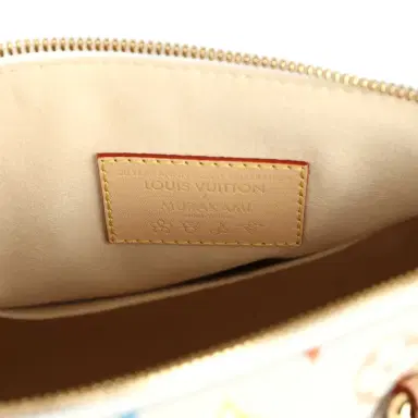 Louis Vuitton Louis Vuitton X Takashi Murakami Speedy 25 Bandouliere White Multicolored Monogram Gold Hardware | Thumbnail 10 Louis Vuitton Louis Vuitton X Takashi Murakami Speedy 25 Bandouliere White Multicolored Monogram Gold Hardware | Thumbnail 10