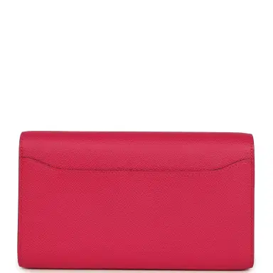 HERMÈS Pre-owned Hermes Constance Wallet To Go Rose Mexico Epsom Lizard Marquette Palladium Hardware | Thumbnail 4 HERMÈS Pre-owned Hermes Constance Wallet To Go Rose Mexico Epsom Lizard Marquette Palladium Hardware | Thumbnail 4