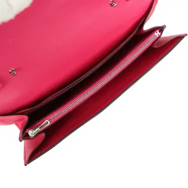 HERMÈS Pre-owned Hermes Constance Wallet To Go Rose Mexico Epsom Lizard Marquette Palladium Hardware | Thumbnail 8 HERMÈS Pre-owned Hermes Constance Wallet To Go Rose Mexico Epsom Lizard Marquette Palladium Hardware | Thumbnail 8