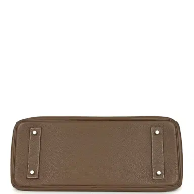 HERMÈS Vintage Hermes Shoulder Birkin 42 JPG Etoupe Togo Palladium Hardware | Thumbnail 6 HERMÈS Vintage Hermes Shoulder Birkin 42 JPG Etoupe Togo Palladium Hardware | Thumbnail 6