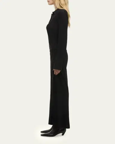 Helmut Lang Twisted Long-Sleeve Shirtdress | Thumbnail 4 Helmut Lang Twisted Long-Sleeve Shirtdress | Thumbnail 4
