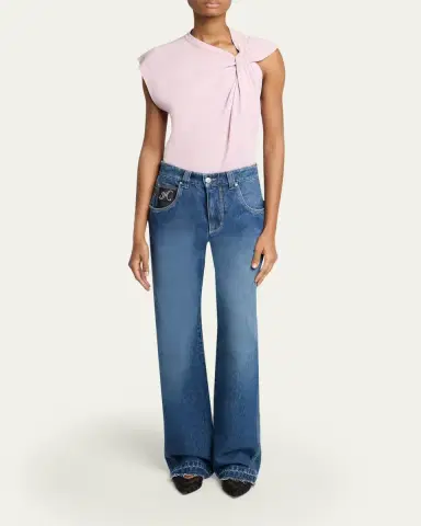 Isabel Marant Jeyda Straight-Leg Released-Hem Jeans | Thumbnail 2 Isabel Marant Jeyda Straight-Leg Released-Hem Jeans | Thumbnail 2
